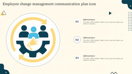 Employee Change Management Communication Plan Icon
