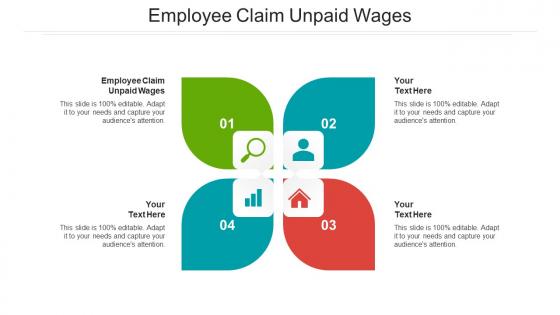 Employee claim unpaid wages ppt powerpoint presentation outline example cpb