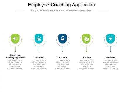 Employee coaching application ppt powerpoint presentation icon deck cpb