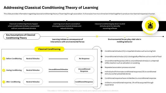 Employee Code Of Conduct Addressing Classical Conditioning Theory Of Learning