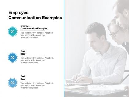 Employee communication examples ppt powerpoint presentation icon graphics tutorials cpb