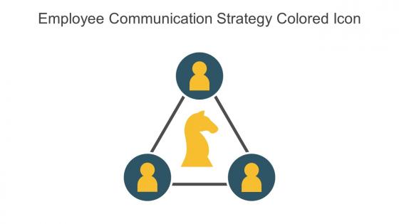 Employee Communication Strategy Colored Icon In Powerpoint Pptx Png And Editable Eps Format