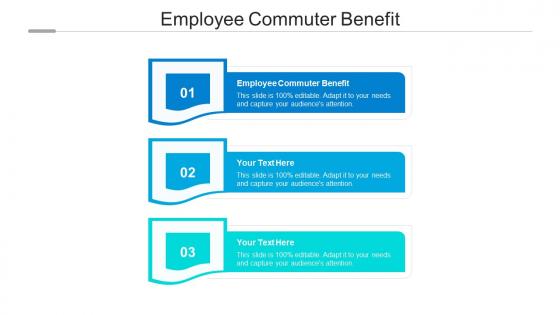 Employee commuter benefit ppt powerpoint presentation outline slides cpb