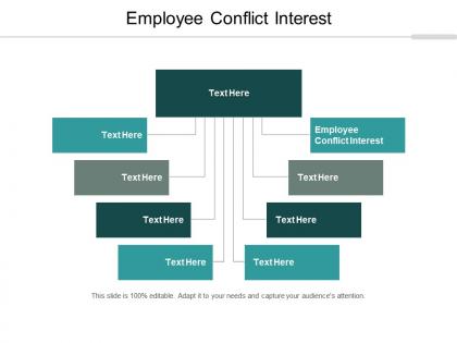 Employee conflict interest ppt powerpoint presentation icon outline cpb