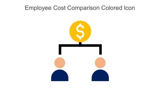 Employee Cost Comparison Colored Icon In Powerpoint Pptx Png And Editable Eps Format