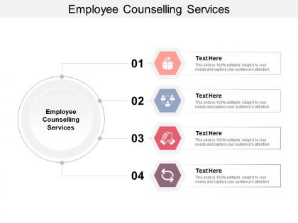 Employee counselling services ppt powerpoint presentation model deck cpb