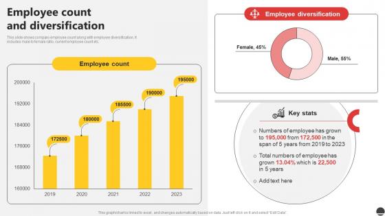 Employee Count And Diversification E Commerce Company Profile Ppt Slides CP SS