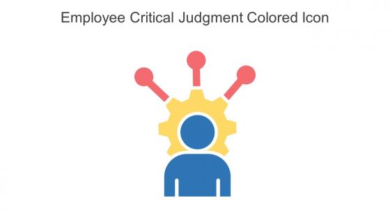 Employee Critical Judgment Colored Icon In Powerpoint Pptx Png And Editable Eps Format
