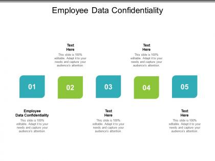 Employee data confidentiality ppt powerpoint presentation slides example cpb