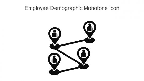 Employee Demographic Monotone Icon In Powerpoint Pptx Png And Editable Eps Format