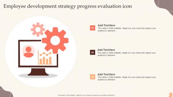 Employee Development Strategy Progress Evaluation Icon