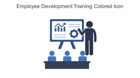 Employee Development Training Colored Icon In Powerpoint Pptx Png And Editable Eps Format