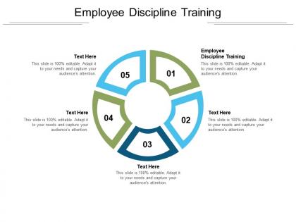 Employee discipline training ppt powerpoint presentation outline ideas cpb