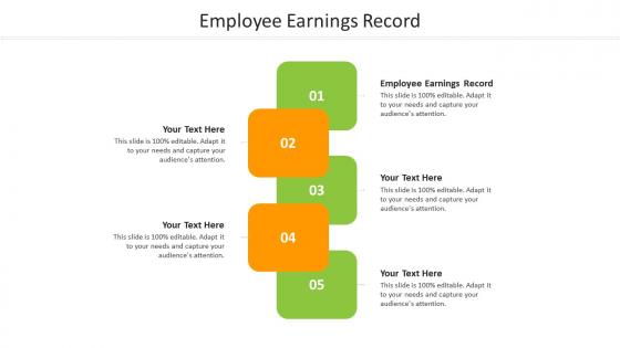 Employee earnings record ppt powerpoint presentation model professional cpb