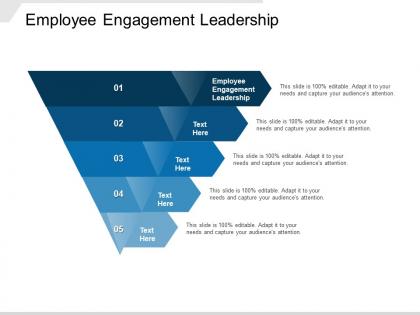 Employee engagement leadership ppt powerpoint presentation file graphics cpb