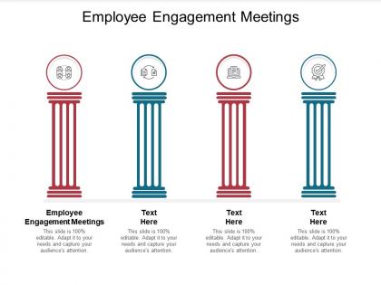 Employee engagement meetings ppt powerpoint presentation infographics guide cpb