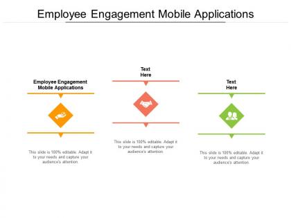 Employee engagement mobile applications ppt powerpoint slides structure cpb
