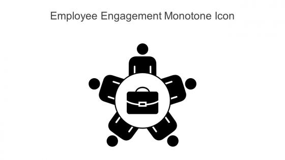 Employee Engagement Monotone Icon In Powerpoint Pptx Png And Editable Eps Format