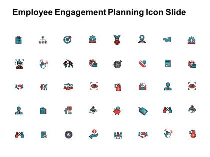 Employee engagement planning icon slide handshake ppt powerpoint presentation show