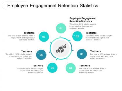 Employee engagement retention statistics ppt powerpoint presentation file grid cpb