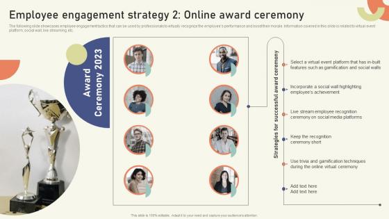 Employee Engagement Strategy 2 Online Award Ceremony Strategies To Create Sustainable Hybrid