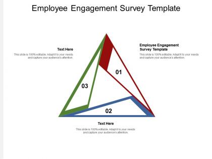 Employee engagement survey template ppt powerpoint presentation gallery cpb