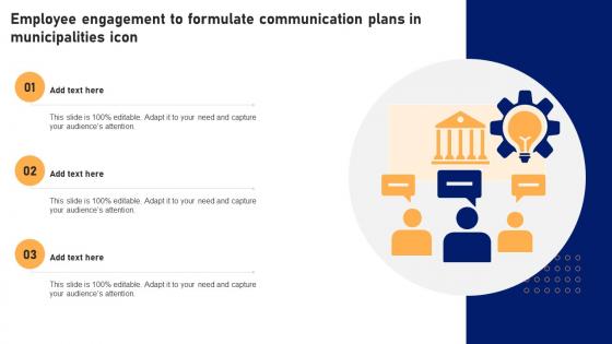 Employee Engagement To Formulate Communication Plans In Municipalities Icon