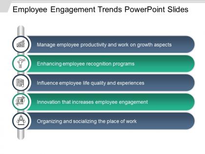 Employee engagement trends powerpoint slides