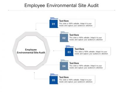 Employee environmental site audit ppt powerpoint presentation file smartart cpb