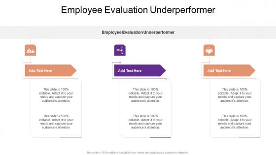 Employee Evaluation Underperformer In Powerpoint And Google Slides Cpb