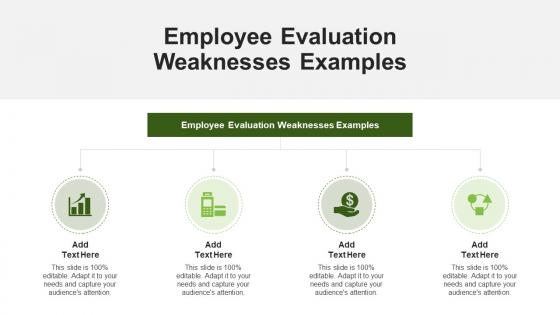 Employee Evaluation Weaknesses Examples In Powerpoint And Google Slides Cpb