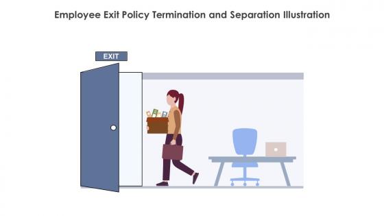 Employee Exit Policy Termination And Separation Illustration