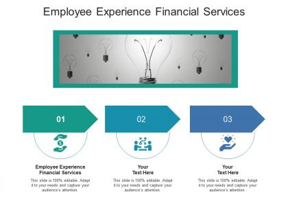 Employee experience financial services ppt powerpoint presentation model infographics cpb