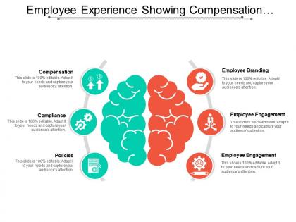 Employee experience showing compensation compliance and employee branding