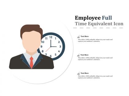 Employee full time equivalent icon