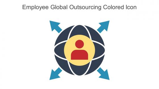 Employee Global Outsourcing Colored Icon In Powerpoint Pptx Png And Editable Eps Format