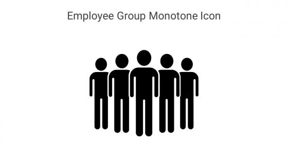 Employee Group Monotone Icon In Powerpoint Pptx Png And Editable Eps Format