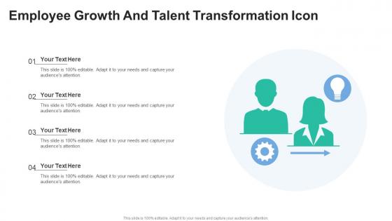 Employee Growth And Talent Transformation Icon