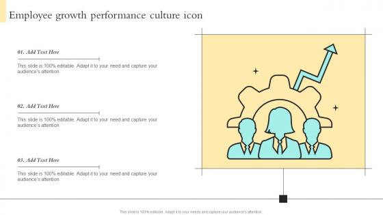 Employee Growth Performance Culture Icon