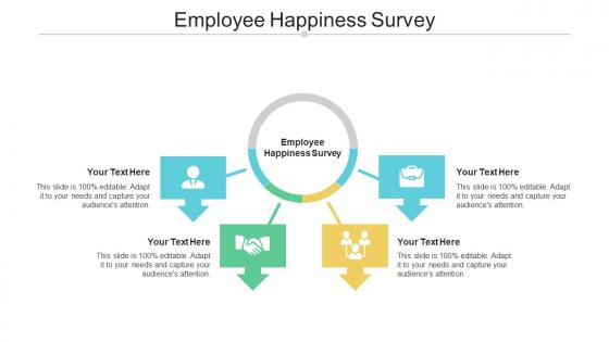 Employee happiness survey ppt powerpoint presentation show infographic template cpb