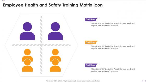Employee Health And Safety Training Matrix Icon