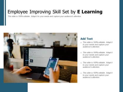 Employee improving skill set by e learning
