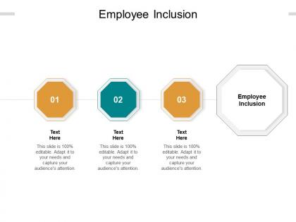 Employee inclusion ppt powerpoint presentation file styles cpb