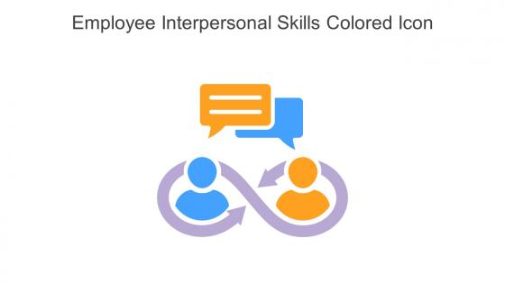 Employee Interpersonal Skills Colored Icon In Powerpoint Pptx Png And Editable Eps Format