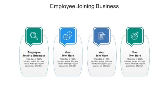 Employee joining business ppt powerpoint presentation model demonstration cpb