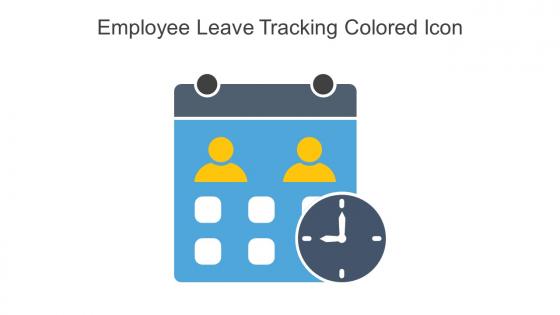 Employee Leave Tracking Colored Icon In Powerpoint Pptx Png And Editable Eps Format