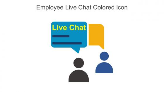 Employee Live Chat Colored Icon In Powerpoint Pptx Png And Editable Eps Format