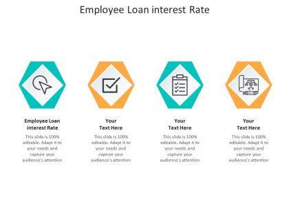Employee loan interest rate ppt powerpoint presentation portfolio outline cpb