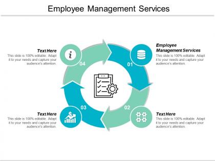 Employee management services ppt powerpoint presentation gallery icon cpb