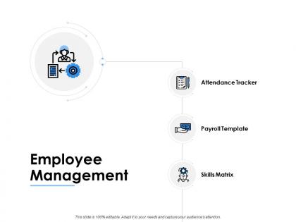 Employee management skills matrix ppt powerpoint presentation pictures topics